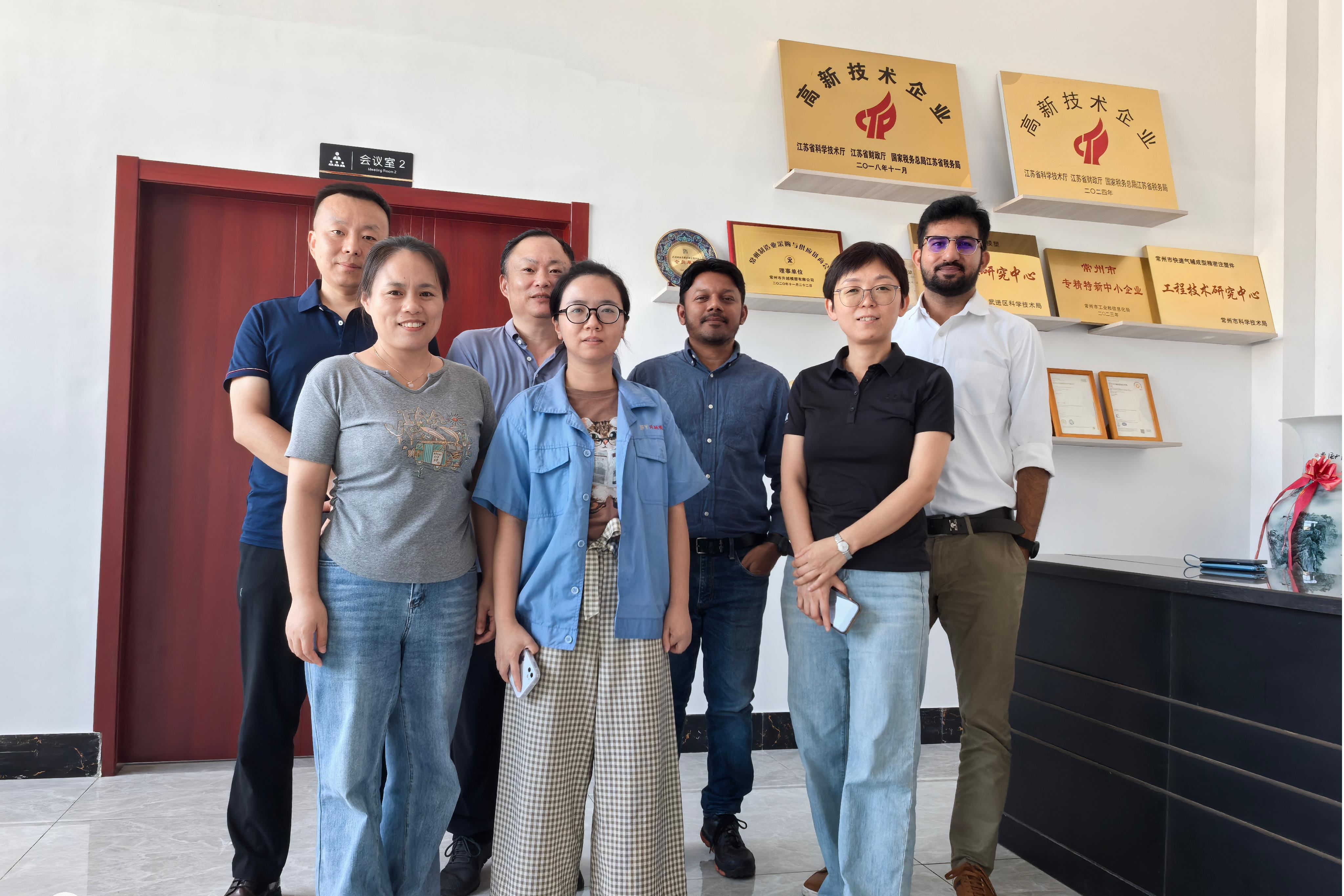 美国IDEX集团印度代表团莅临beats365亚洲版官网参观技术交流